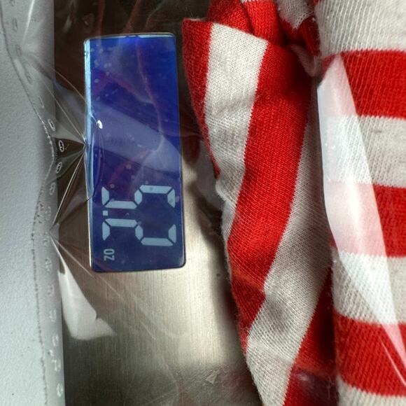 Boden Top Womens Large Red Striped Long Sleeve Ruffle Collar Preppy Nautical - Picture 11 of 12